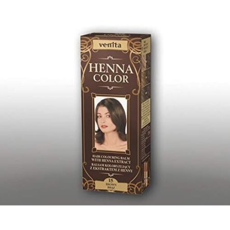 Venita Henna Color Hair Dye 75ml - Shade 15 Brown