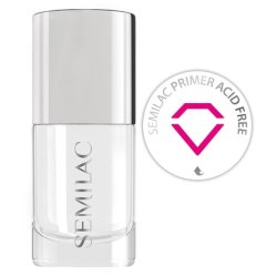 Semilac Acid Free UV LED Nail Gel Primer 7ml - Protects Nails from Injuries