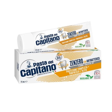 Pasta del Capitano Bio Ginger Toothpaste with Antibacterial Action 75ml
