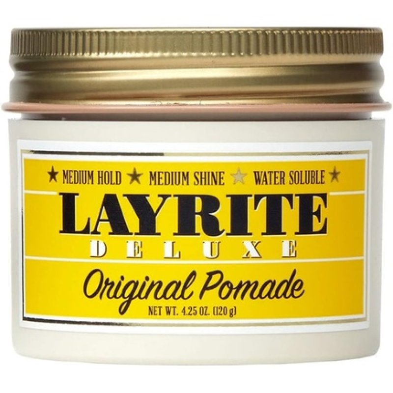 Layrite Original Pomade 120g Medium Hold Water Soluble Medium Shine