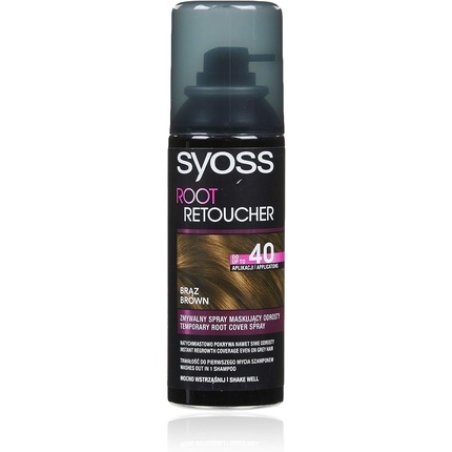 Syoss Root Retoucher Spray for Masking Growths Medium Brown 120ml