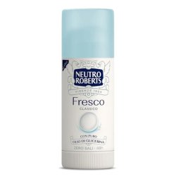 Neutro Roberts Deodorant Stick Fresco Zero Aluminum Salts No Stains with Pure Glycerin Oil Deodorant for Women and Men