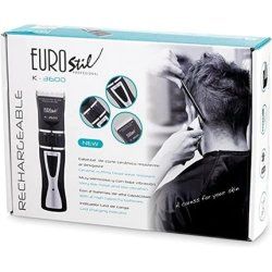 Eurostil Electrica K3600 Ceramico Recargable Hair Clipper Black 5W