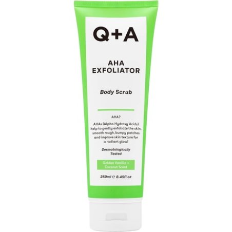 Q A AHA Exfoliator Body Scrub for Rejuvenating Body Care 250ml