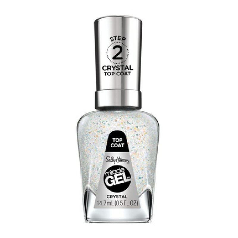 Sally Hansen Miracle Gel Nail Polish Crystal Top Coat 0.5 fl oz