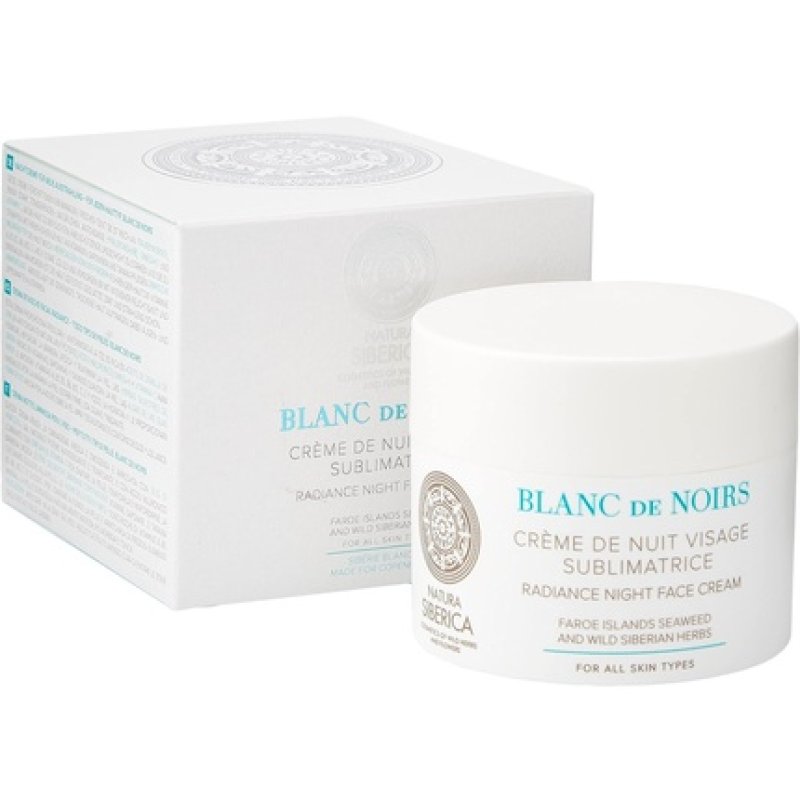 Natura Siberica Copenhagen Blanc de Noirs Radiance Night Face Cream 50ml