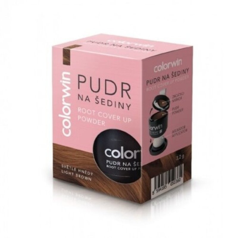 COLORWIN Root Cover Up Powder for Gray Coverage with Mirror