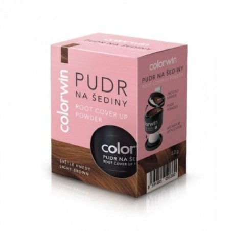 COLORWIN Root Cover Up Powder for Gray Coverage with Mirror