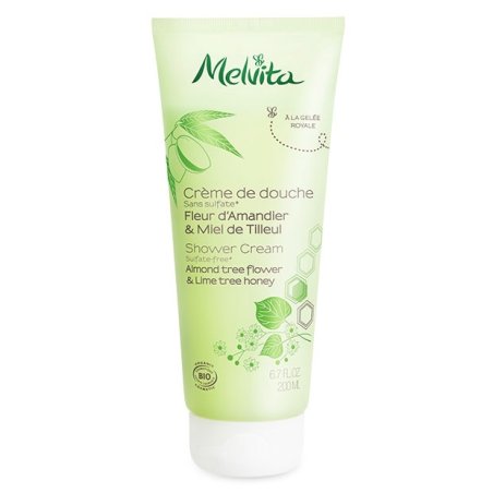 Melvita Organic Almond and Lime Tree Honey Shower Gel 200ml