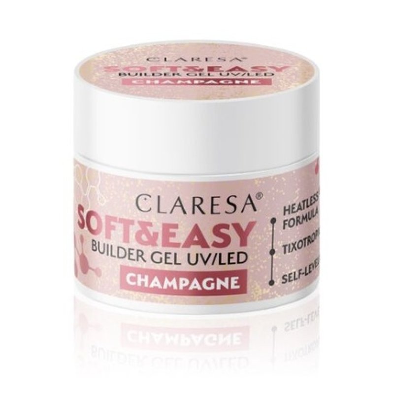 Claresa Soft&Easy Champagne Builder Gel 90g