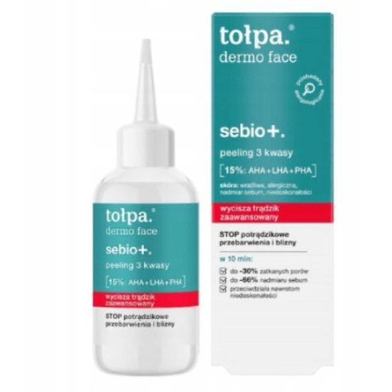 Tolpa 50ml Sebio Peeling for Face with 3 Acids