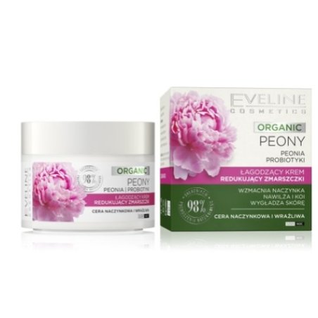 Eveline Cosmetics Peony Advanced Anti-Wrinkle Soothing Cream - 50ml