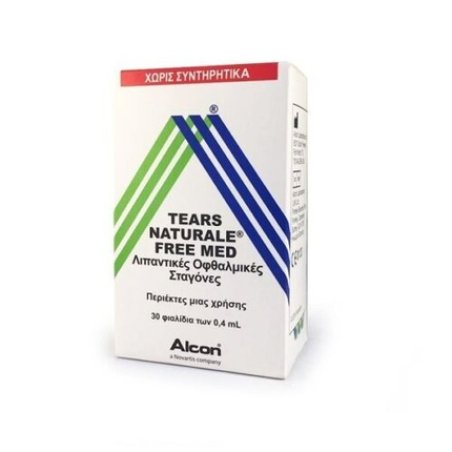 Alcon Tears Naturale Med Lubricant Eye Drops 0.4ml - Pack of 30