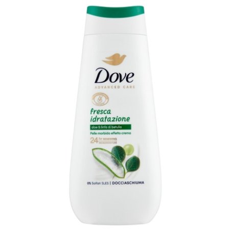 Dove Advanced Care Shower Foam Fresh Hydration Aloe Birch Sap 225 Ml