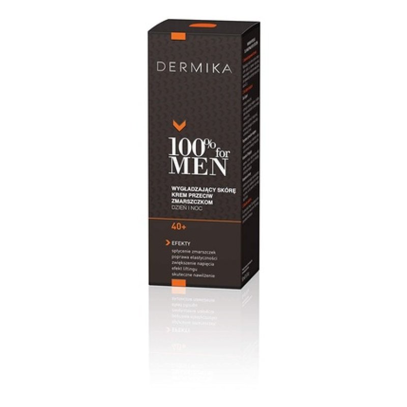 DERMIKA 100% for Men 40 Anti-Wrinkle Moisturizer Face Cream 50ml