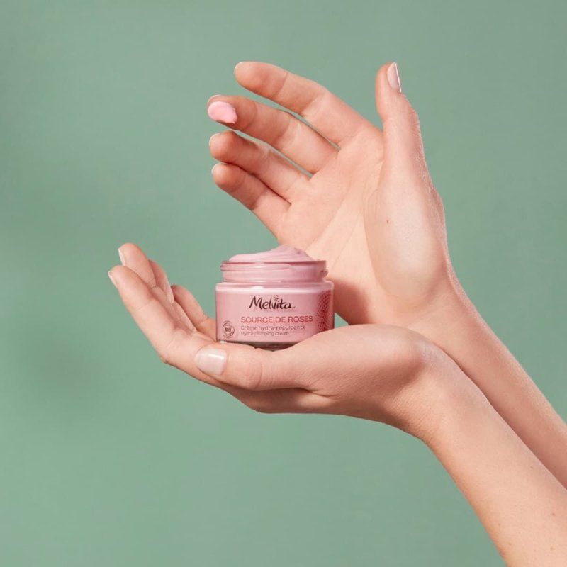 Melvita Source de Rose Hydra-Plumping Cream face moisturizer Women 50 ml