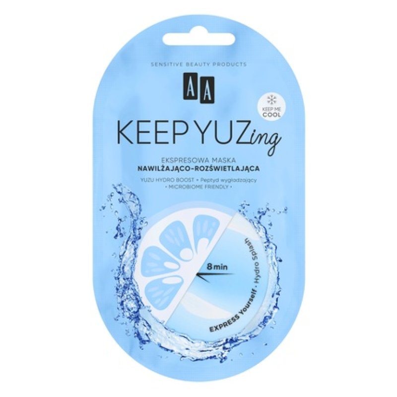 Aakeep Yuzing Express Moisturizing And Illuminating Mask 7ml
