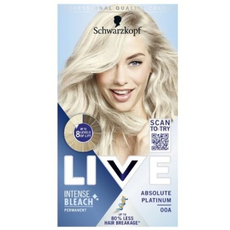 Schwarzkopf Live Intense Bleach Hair Lightener 00A Absolute