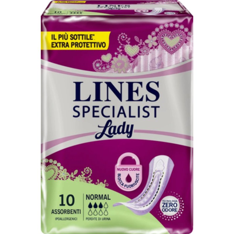 Lines Specialist Normal Shaped Diaper 10 Pieces