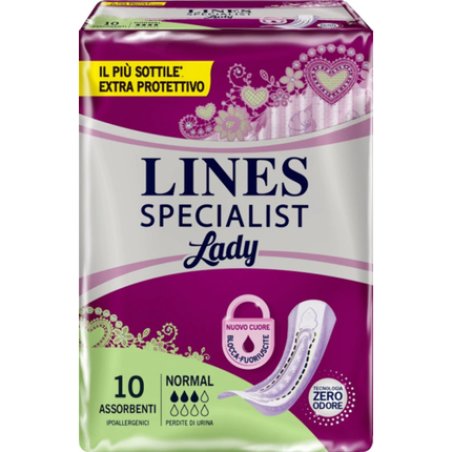 Lines Specialist Normal Shaped Diaper 10 Pieces