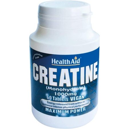 HealthAid Creatine Monohydrate 1000mg 60 Tablets