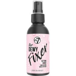 W7 The Fixer Makeup Setting Spray Dewy Finish Long-Lasting Ultra-Fine Formula Cruelty Free and Vegan