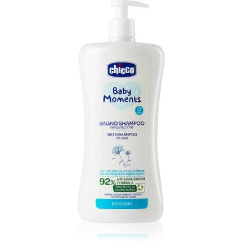CHICCOSET Baby Moments Bath Shampoo 0m 750ml