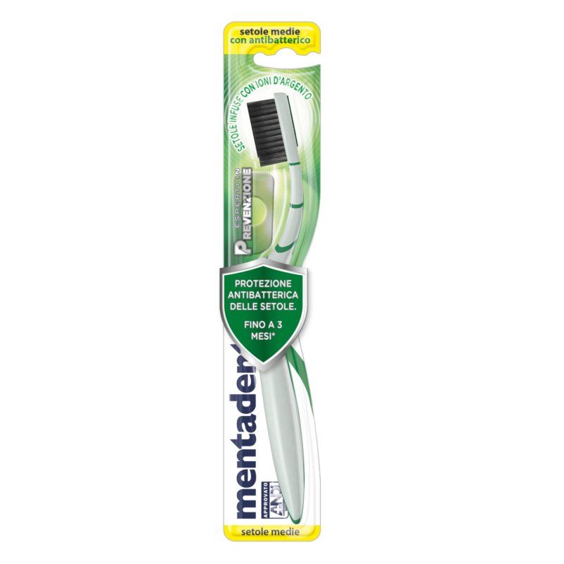 Mentadent P Setole Con Antibatterico brosse à dents Vert, Blanc Adulte
