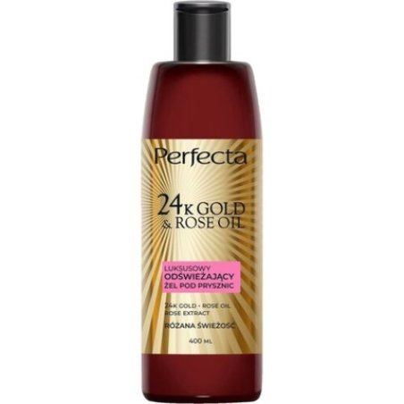 24K Gold & Rose Oil Luxury Refreshing Shower Gel