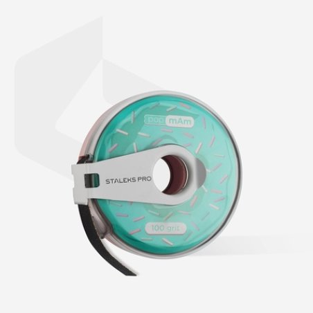 White Disposable Abrasive Tape Expert in a Plastic Case STALEKS PRO 100 Grit