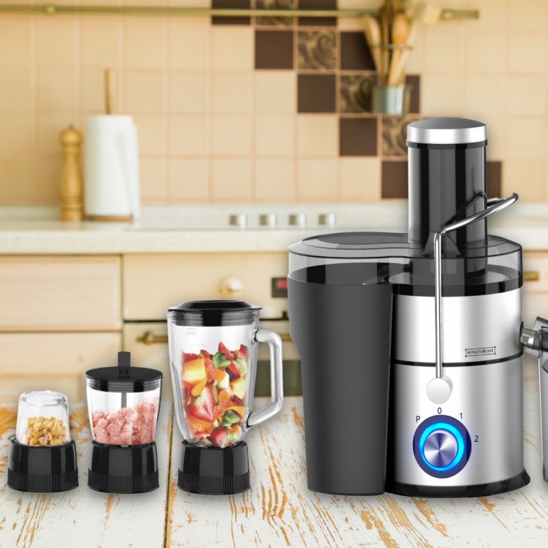 Royalty Line RL-PJ19003: 4-in-1 Juicer, Blender, Chopper & Grinder