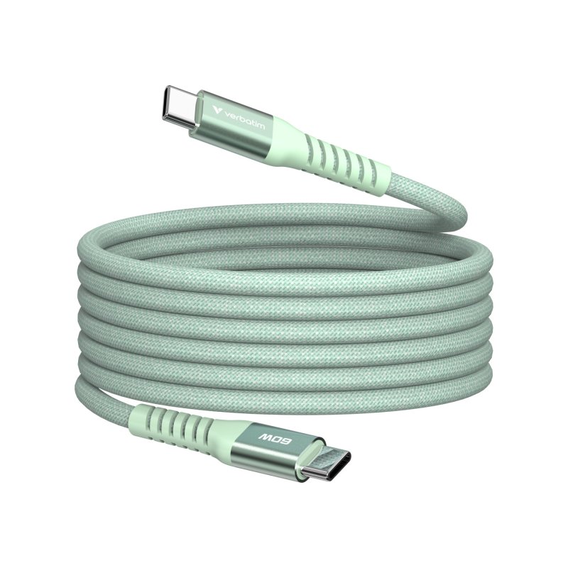 VERBATIM CABLE USB-C/ USB-C 60W VERT
