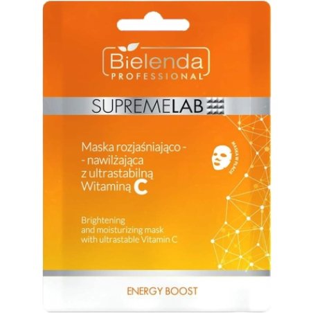 Bielenda SupremeLab Energy Boost Brightening and Moisturizing Mask with Ultra-Stable Vitamin C 1 Patch