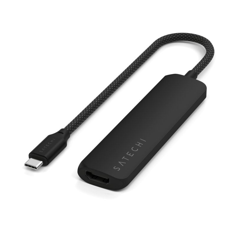 4-IN-1 USB-C MULTIPORT ADAPTER 4K BLACK