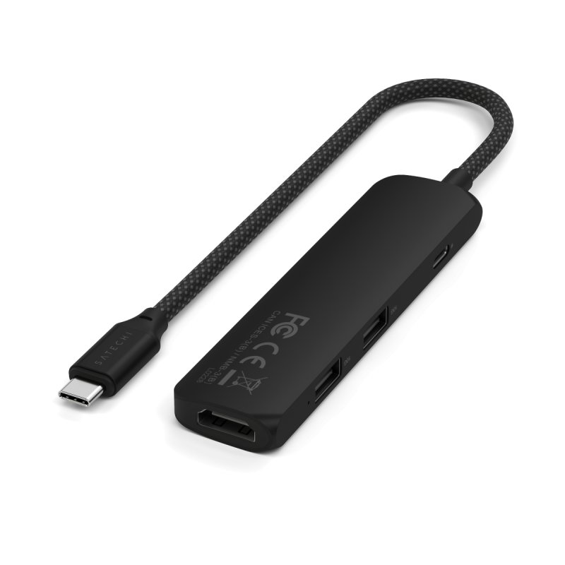 4-IN-1 USB-C MULTIPORT ADAPTER 4K BLACK