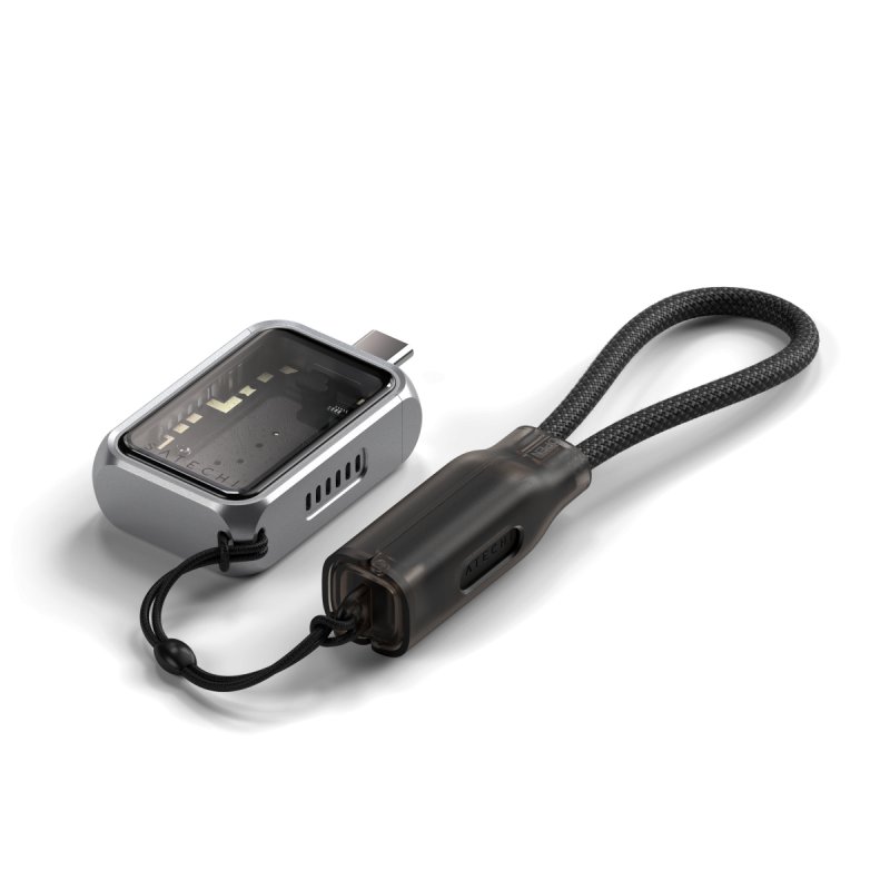 Satechi USB-C Mini NVMe SSD Enclosure Effizientes und kompaktes Aluminium-Gehäuse für 2230 mm NVMe SSD Laufwerke