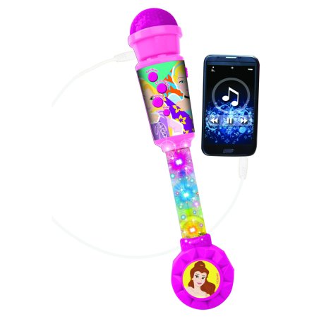 Lexibook - Disney Princess Trendy Lighting Microphone with speaker (aux-in), melodies and sound effects - (MIC90DP)