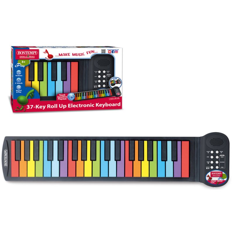 Bontempi - 37-Key Roll Up Electronic Keyboard (543720)