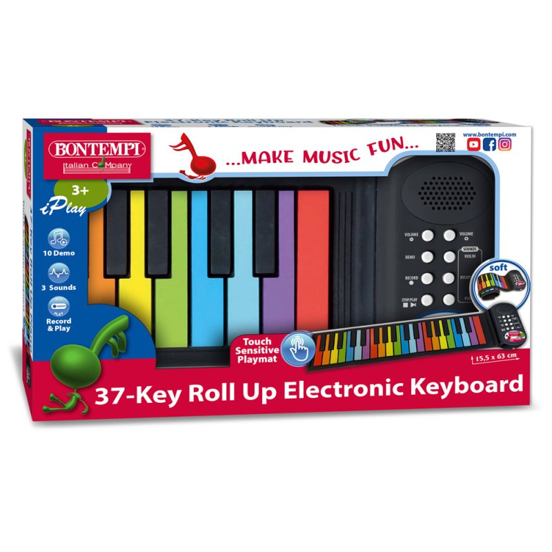 Bontempi - 37-Key Roll Up Electronic Keyboard (543720)