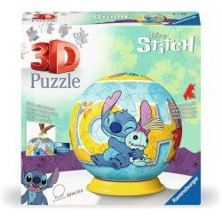 Ravensburger 3D Puzzle Ball: Disney Stitch Puzzle 3D 73 pièce(s) Dessins animés