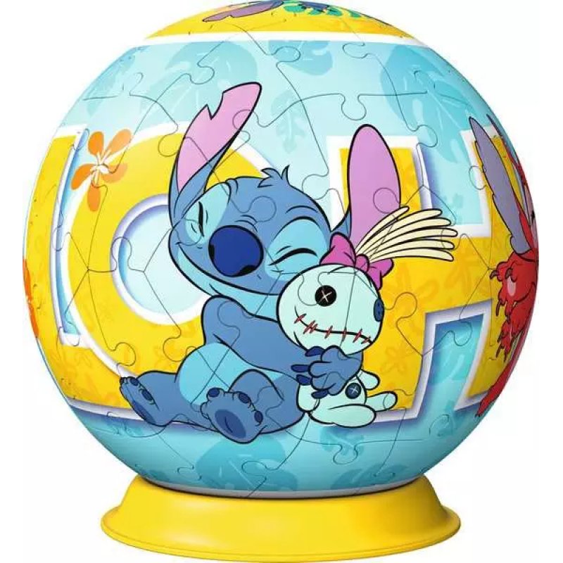 Ravensburger 3D Puzzle Ball: Disney Stitch Puzzle 3D 73 pièce(s) Dessins animés