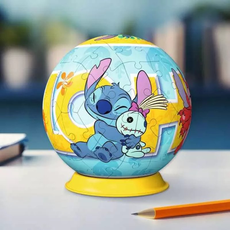 Ravensburger 3D Puzzle Ball: Disney Stitch Puzzle 3D 73 pièce(s) Dessins animés