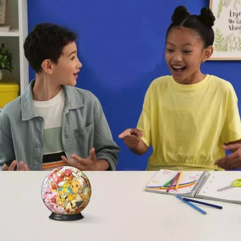 Ravensburger 3D Puzzle Ball: Pokémon - Kanto Region Puzzle 3D 73 pièce(s) Dessins animés