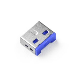 ESSENTIAL USB-A Port Lock (UL03) (Farbcode Dunkelblau, 10 Stück)