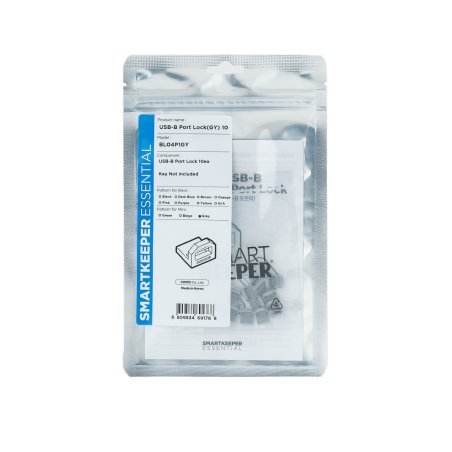 Smartkeeper BL04P1GY port blocker USB Type-B Grey Plastic 10 pc(s)