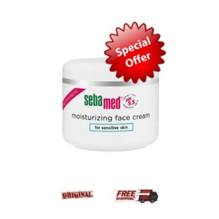 Sebamed Moisturizing Cream 75ml pH 5.5 Day and Night Cream for Sensitive and Dry Skin