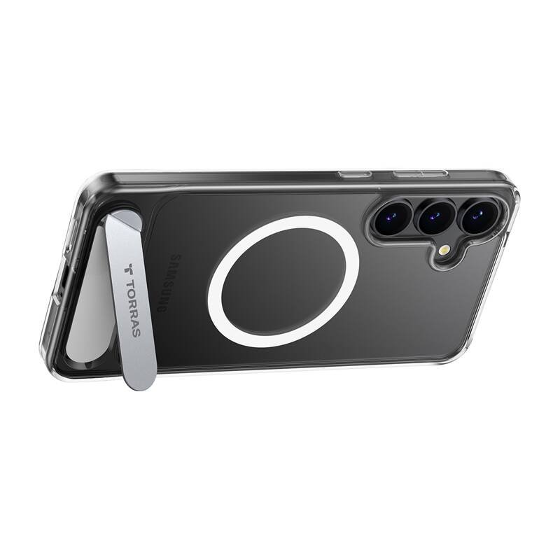 Torras Pstand Series phone case for Samsung S25 (transparent)