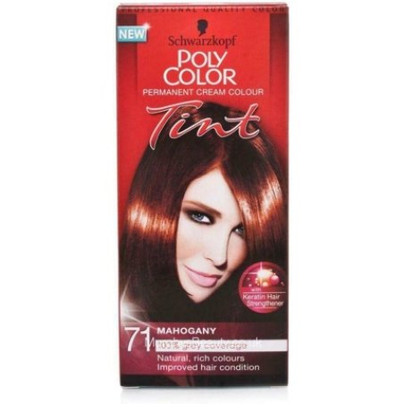 Poly Color Creme Hair Dye 71 Mahogany 90ml