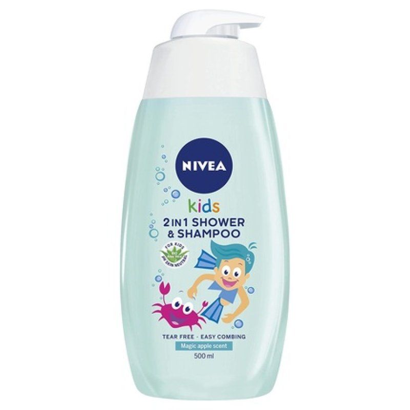 NIVEA 2in1 Body and Hair Cleanser Apple Caramel Scent 500ml