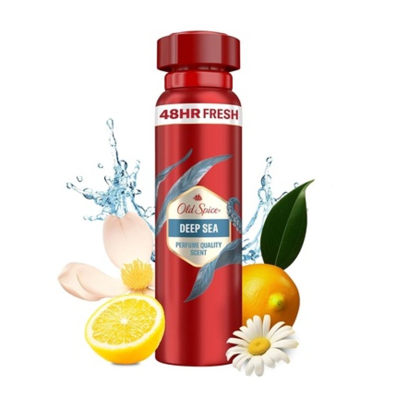Old Spice Deep Sea Deodorant Body Spray for Men 150ml 48H